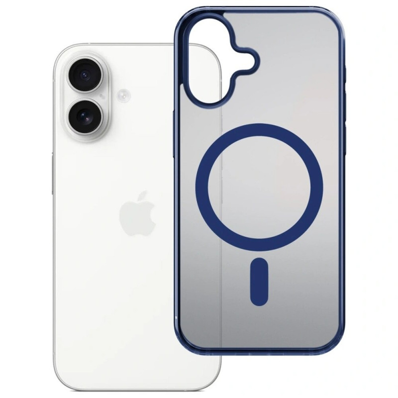 Funda 3MK Frosty MagCase para Apple iPhone 17, azul