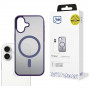 Funda 3MK Frosty MagCase para Apple iPhone 17, morada
