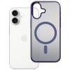 Funda 3MK Frosty MagCase para Apple iPhone 17, morada