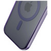 Funda 3MK Frosty MagCase para Apple iPhone 17, morada