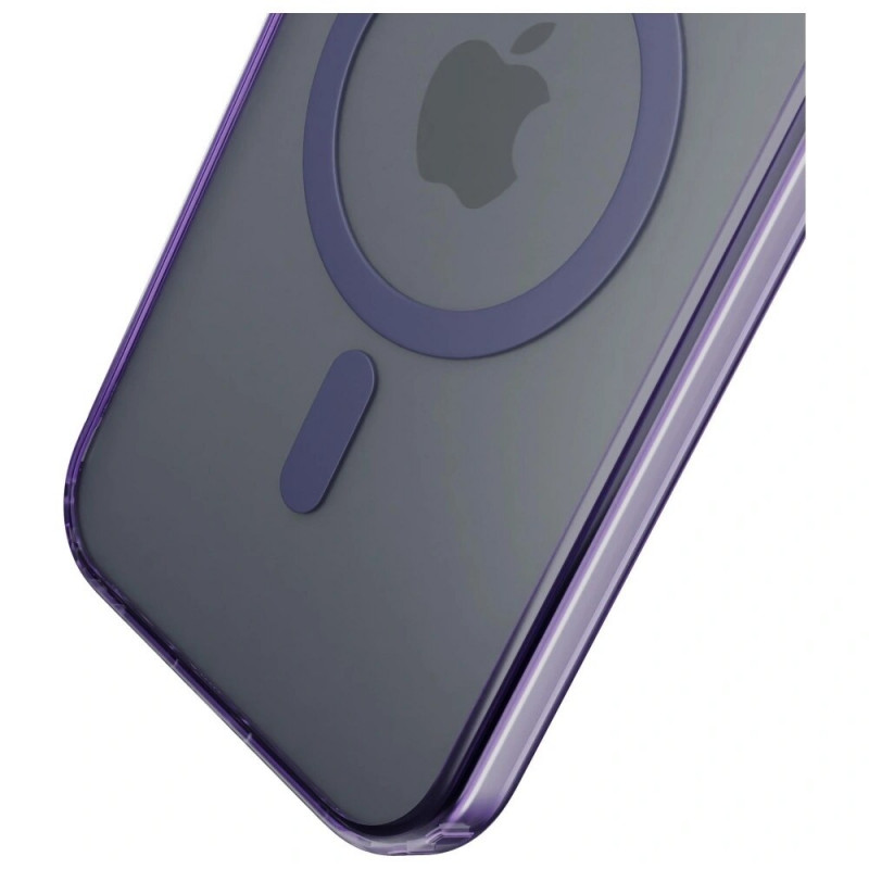 Funda 3MK Frosty MagCase para Apple iPhone 17, morada