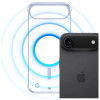 Funda 3MK Just20g MagCase para Apple iPhone Air, transparente
