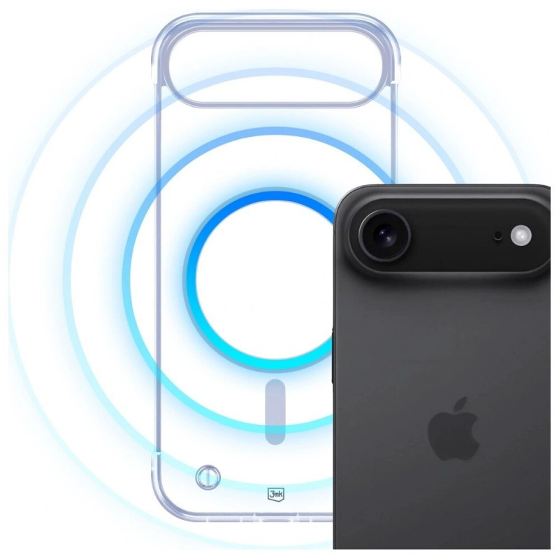 Funda 3MK Just20g MagCase para Apple iPhone Air, transparente