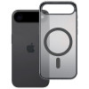 Funda 3MK Frosty MagCase para Apple iPhone Air, negra