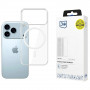Funda 3MK Clear MagCase para Apple iPhone 17 Pro, transparente
