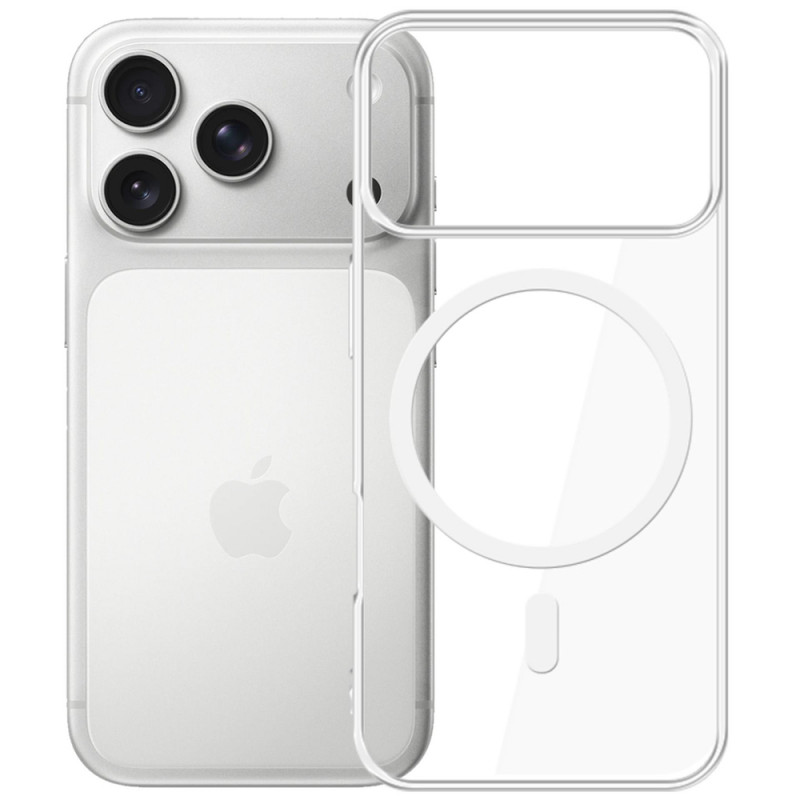 Funda 3MK Clear MagCase para Apple iPhone 17 Pro, transparente