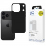 Funda 3MK Matt Case Pro para Apple iPhone 17 Pro, negro mate