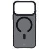 Funda 3MK Smoke MagCase para Apple iPhone 17 Pro Max, negra semitransparente