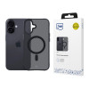 Funda 3MK Smoke Matt MagCase para Apple iPhone 17, negra