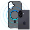 Funda 3MK Smoke Matt MagCase para Apple iPhone 17, negra
