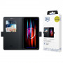 Funda tipo cartera 3MK para Apple iPhone 17 Pro Max, negra