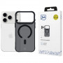 Funda 3MK Smoke Matt MagCase para Apple iPhone 17 Pro, negra