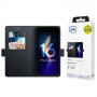 Funda cartera 3MK para Apple iPhone 17, negra