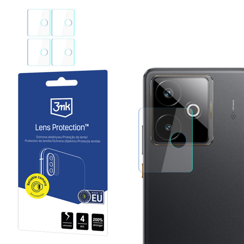 Protector de lente de cámara 3MK Lens Protection para Realme GT 7T (4 uds.)