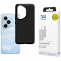 Funda 3MK Matt Case para Honor 400 Pro, negro mate