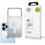 Funda 3MK Frosty MagCase para Apple iPhone 17 Pro, blanca