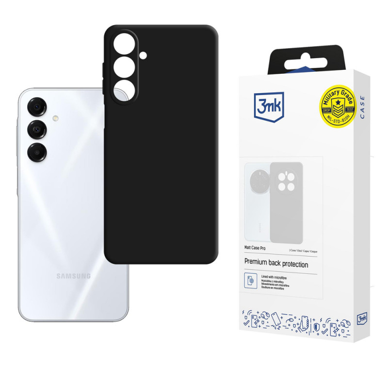 3MK Matt Case Pro Samsung Galaxy A17 5G, negro