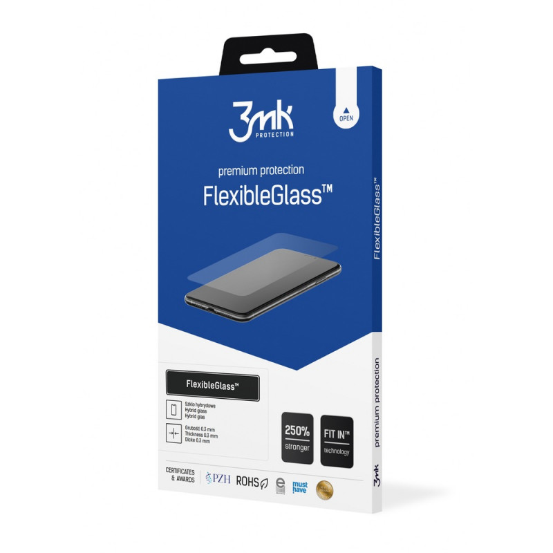 Protector de pantalla de vidrio híbrido 3MK FlexibleGlass para Garmin Edge MTB