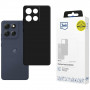 Funda 3MK Matt Case para Motorola Moto G86, negra