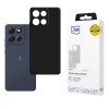 Funda 3MK Matt Case para Motorola Moto G86, negra