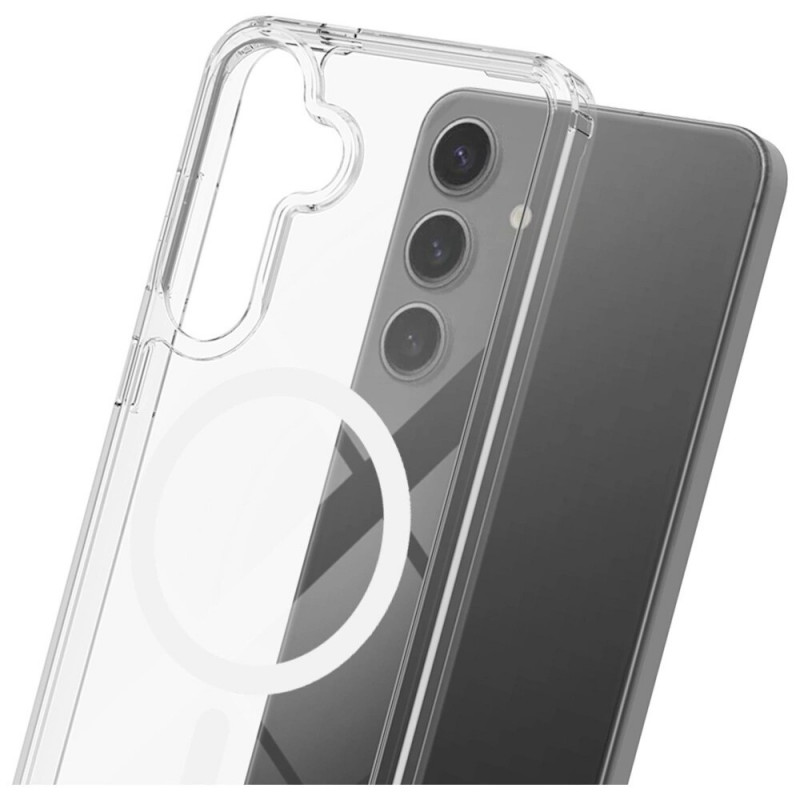 Funda 3MK Armor MagCase para Samsung Galaxy S25 FE, transparente