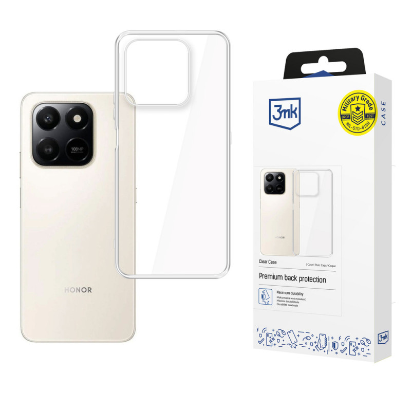 Funda 3MK Clear Case para Honor 400 Smart 4G / 5G, transparente