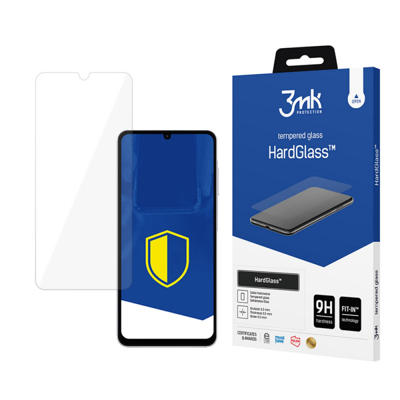 Protector de cristal templado 3MK HardGlass para Samsung Galaxy A07 4G