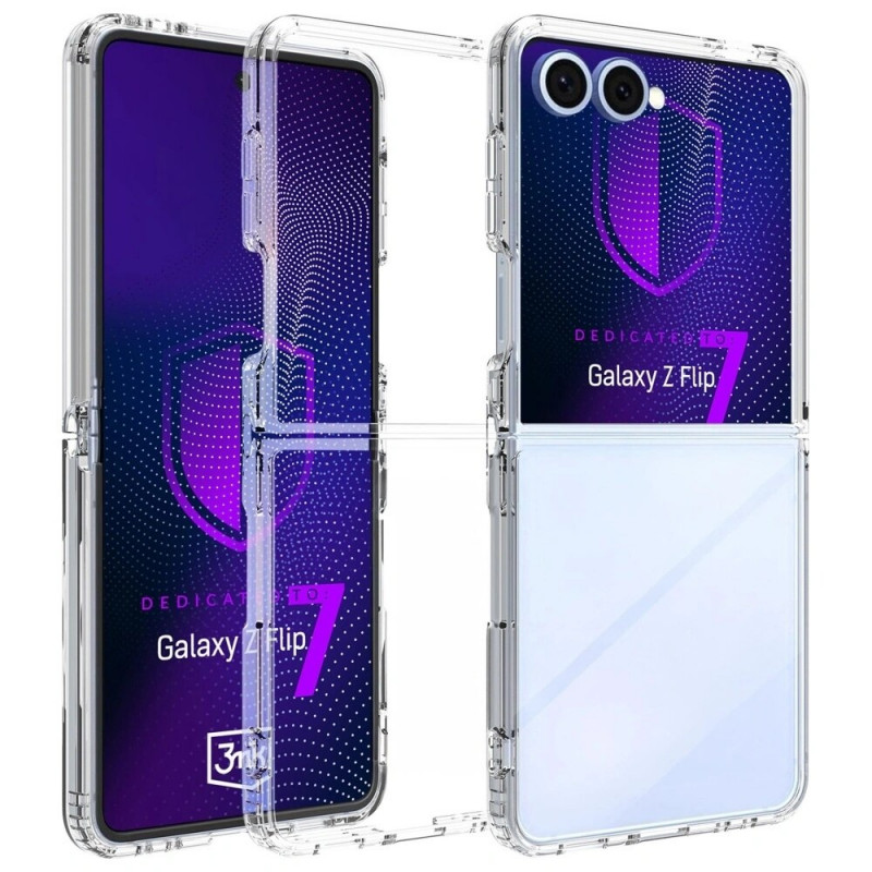 Funda 3MK Armor para Samsung Galaxy Z Flip7, Transparente