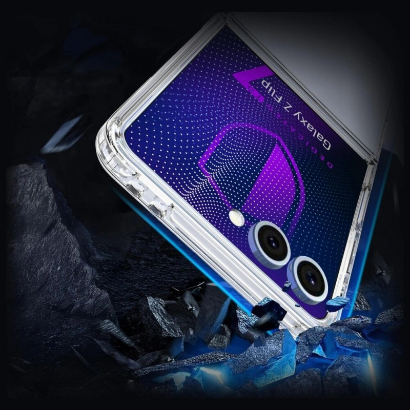Funda 3MK Armor para Samsung Galaxy Z Flip7, Transparente