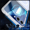 Funda 3MK Armor MagCase para Samsung Galaxy Z Flip7, transparente