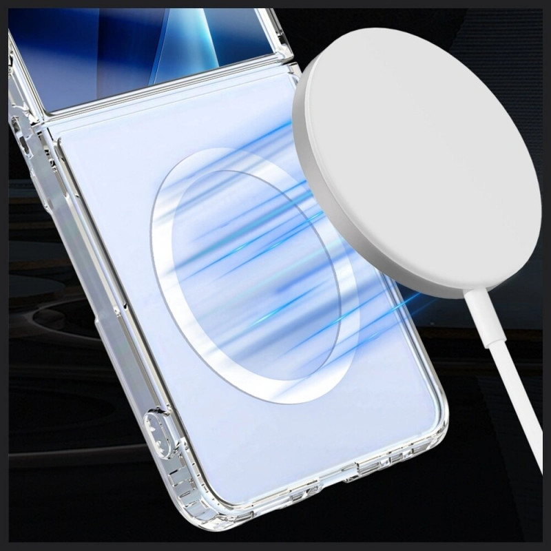Funda 3MK Armor MagCase para Samsung Galaxy Z Flip7, transparente
