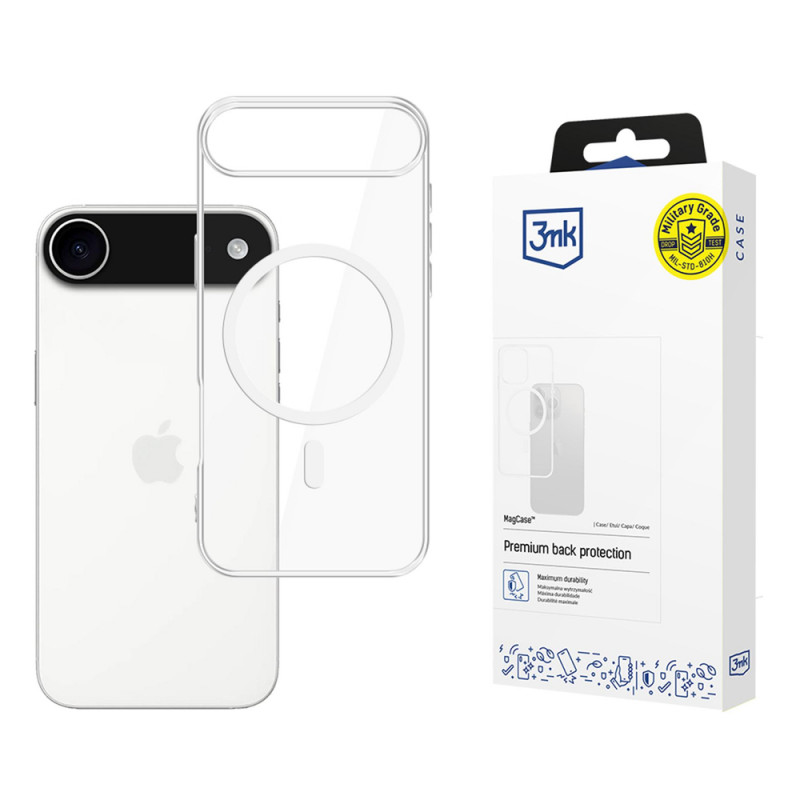 3MK MagCase para Apple iPhone Air, transparente