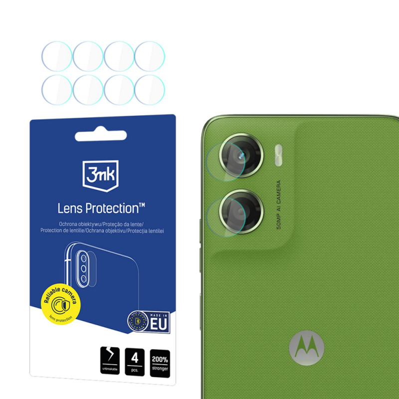 Protector de lente de cámara 3MK Lens Protection para Motorola Moto G06 / Moto G06 Power (4 uds)