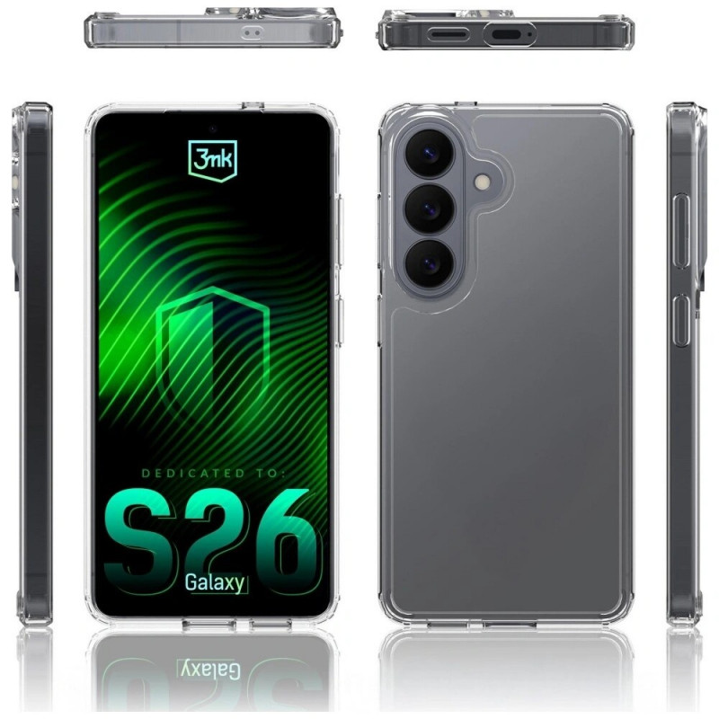 Funda 3MK Armor Case para Samsung Galaxy S26, transparente