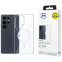 Funda protectora 3mk Clear MagCase para Samsung Galaxy S26 Ultra, transparente