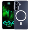 Funda protectora 3mk Clear MagCase para Samsung Galaxy S26+, transparente