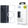 Funda protectora 3mk Just20g MagCase para Samsung Galaxy S26, transparente