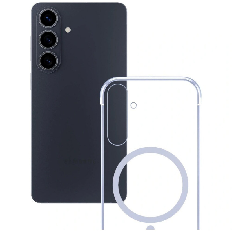 Funda protectora 3mk Just20g MagCase para Samsung Galaxy S26, transparente