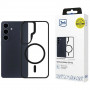 Funda protectora 3mk Satin Armor MagCase para Samsung Galaxy S26+, negra
