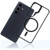 Funda protectora 3mk Satin Armor MagCase para Samsung Galaxy S26+, negra