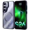 Funda protectora 3mk Satin Armor MagCase para Samsung Galaxy S26+, negra