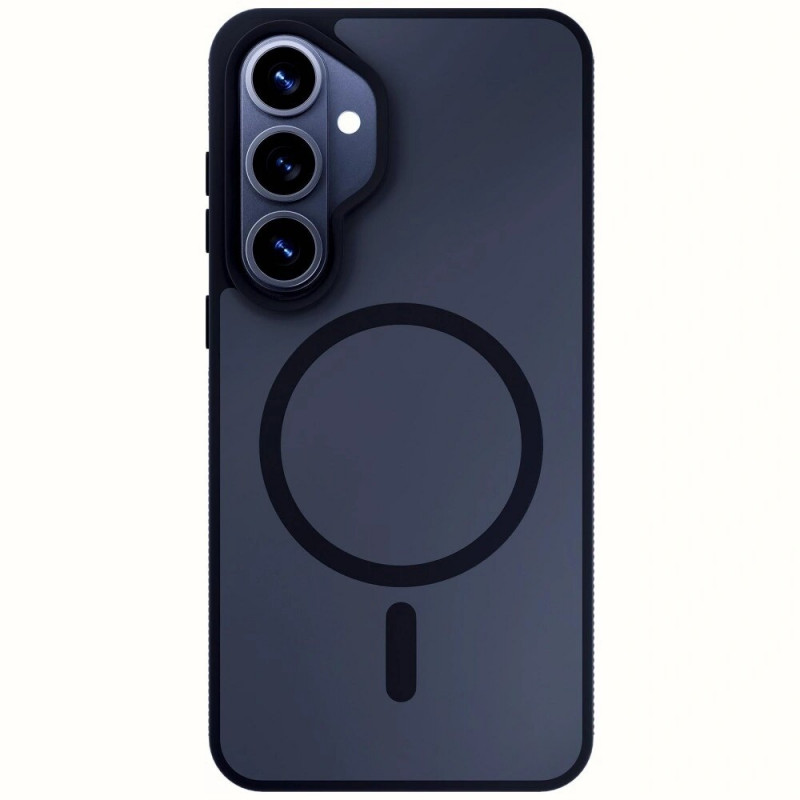 Funda protectora 3mk Smoke MagCase para Samsung Galaxy S26+, negra