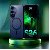 Funda protectora 3mk Smoke MagCase para Samsung Galaxy S26+, negra