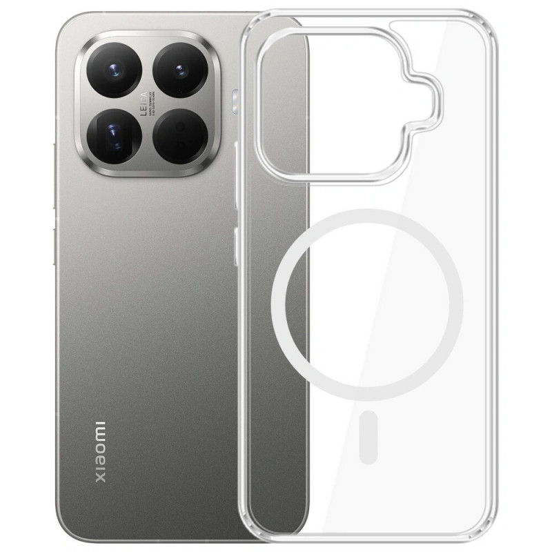 Funda para smartphone 3MK Armor MagCase Xiaomi 15T Pro 5G, transparente