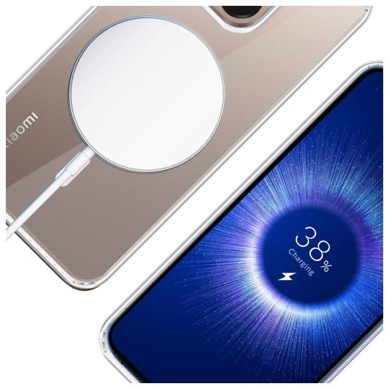 Funda para smartphone 3MK Armor MagCase Xiaomi 15T 5G, transparente