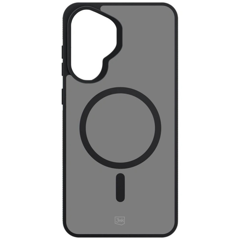 Funda para smartphone 3MK Smoke MagCase Samsung Galaxy A37, negro ahumado