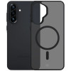 Funda para smartphone 3MK Smoke MagCase Samsung Galaxy A37, negro ahumado
