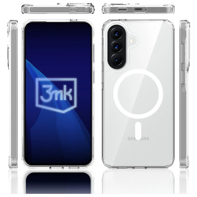 Funda para smartphone 3MK Armor MagCase Samsung Galaxy A57, transparente