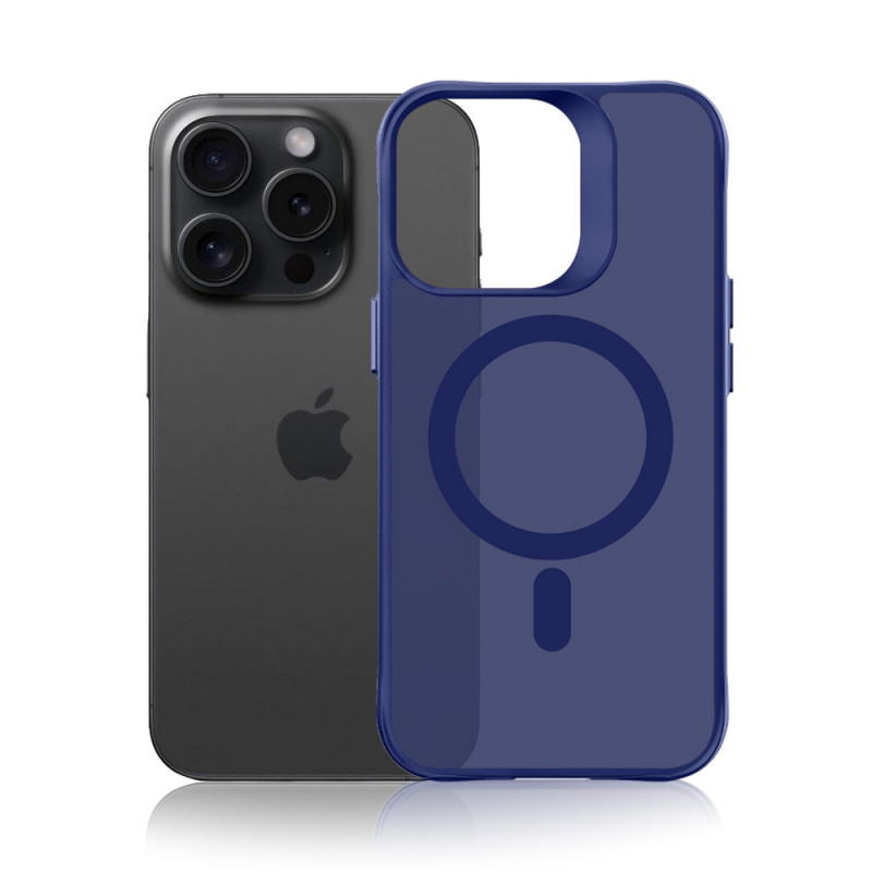 3MK Smoke MagCase para Apple iPhone 16 Pro Max, azul