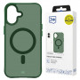 3MK Smoke MagCase para Apple iPhone 16, verde